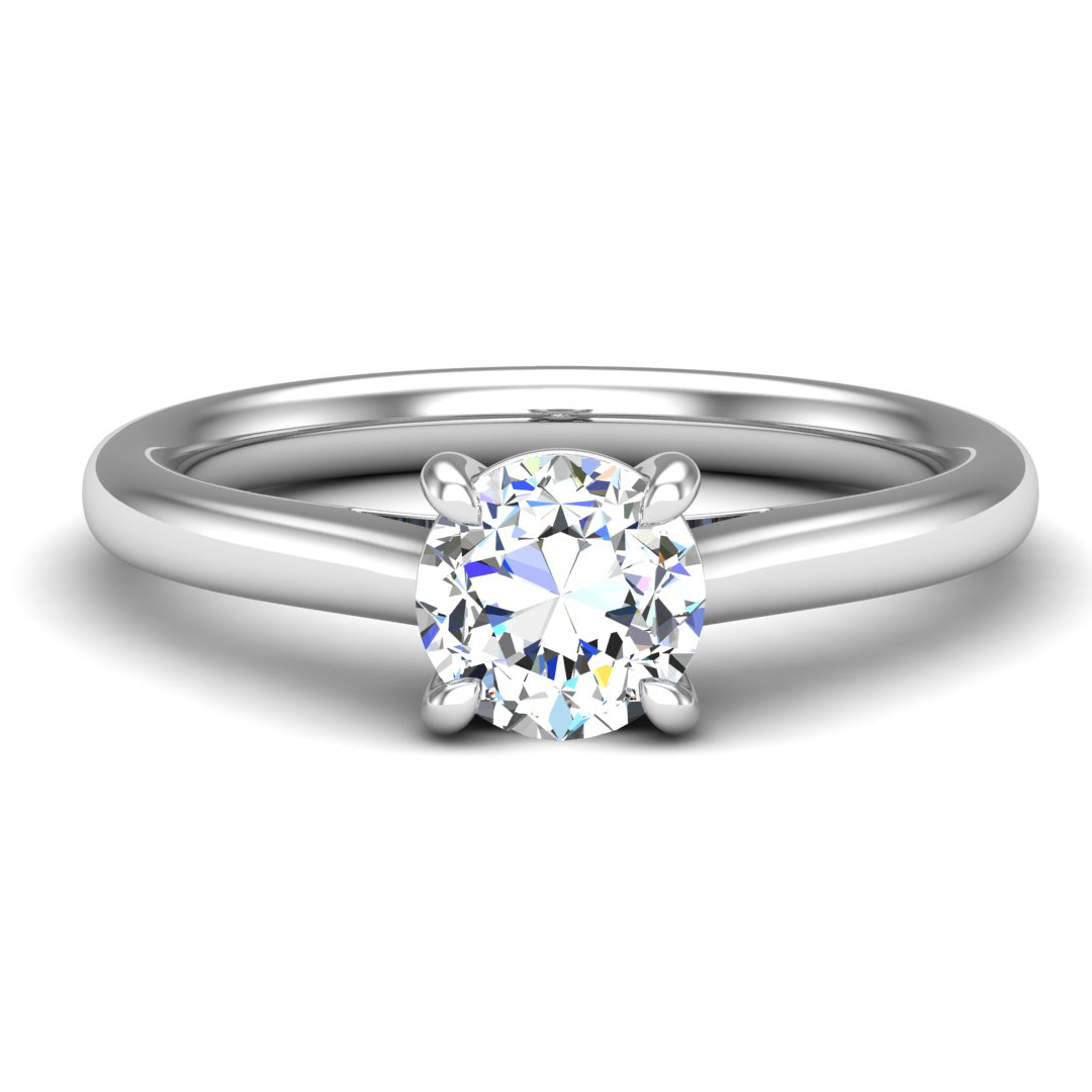 Korman Signature Mary Solitaire Semi Mount Engagement Ring